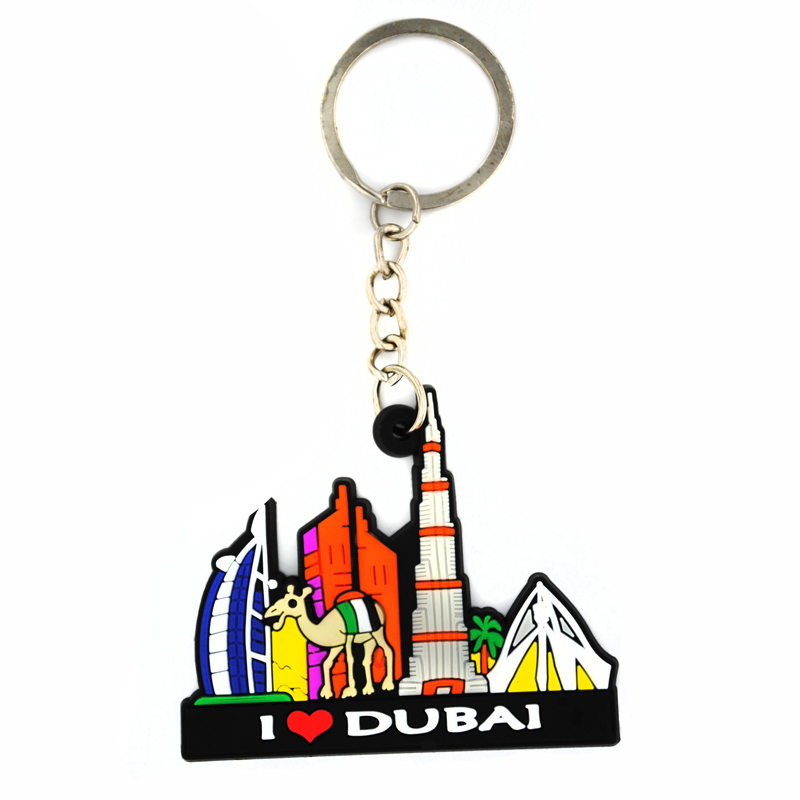 Tourists Promotion Gifts Plastic Key Chains(RC-KC08)